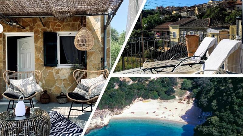 Villa Aspros - Traditionell, Ruhig Und Strandnah เลียปาเดส ภายนอก รูปภาพ